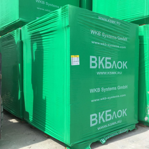 Газосиликатные блоки ВКБлок D500 625х100х250 перегородочные